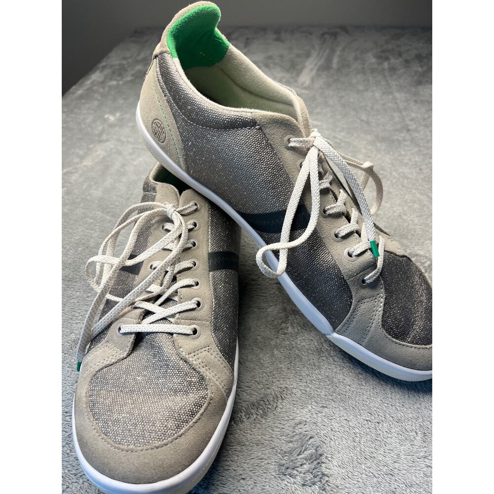 Plae Prospect Sneakers‎ Mens 9.5 Womens 11 Grey Silver Low Top Shoes 553010-050